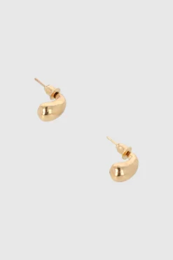 aretes gotita metal