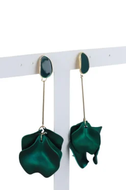 Aretes Largos Pétalos