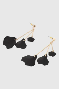 Aretes petalos barrita