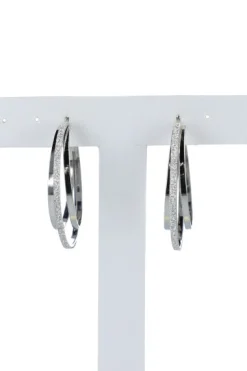 Arracadas Metálicas Glitter