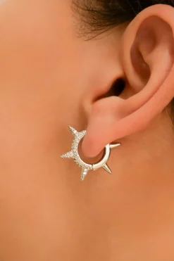 Arracadas picos brillos