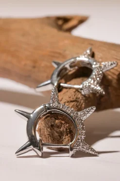 Arracadas picos brillos