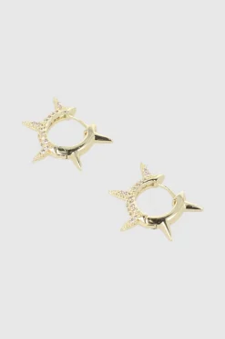 Arracadas picos brillos