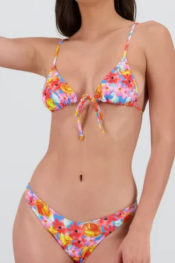 Bikini ajustable estampado flores