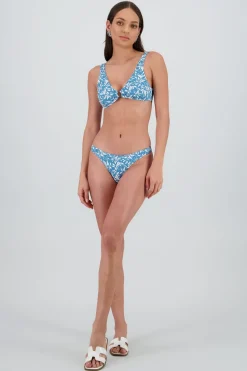 Bikini aro estampado flores