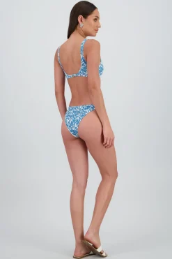 Bikini aro estampado flores