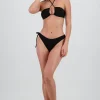 Bikini halter cruzado textura lineas