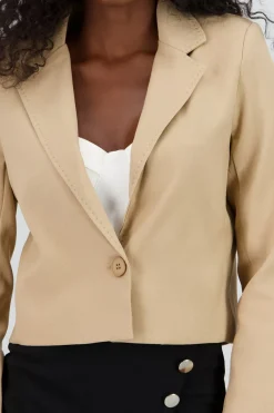 Blazer crop 1 boton