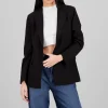 Blazer liso oversize