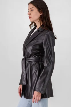 Blazer midi vinipiel