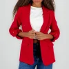 Blazer Oversize Largo Detalle Mangas