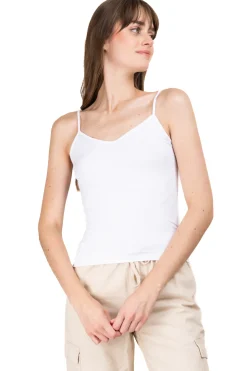 Blusa Ajustada Tirantes