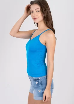 Blusa Ajustada Tirantes