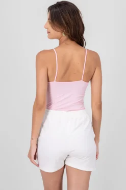 Blusa Ajustada Tirantes