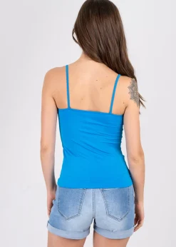 Blusa Ajustada Tirantes