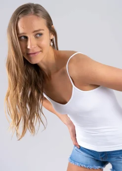 Blusa Ajustada Tirantes