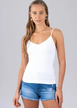 Blusa Ajustada Tirantes