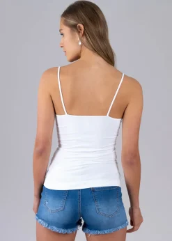 Blusa Ajustada Tirantes