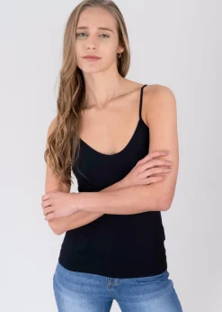 Blusa Ajustada Tirantes