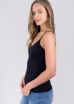 Blusa Ajustada Tirantes