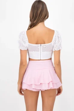 Blusa con manga abullonada