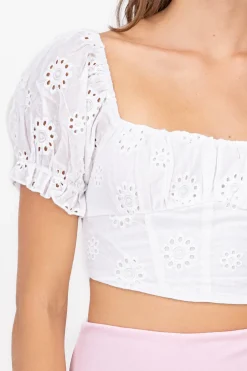 Blusa con manga abullonada