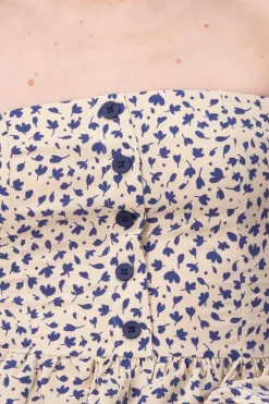 Blusa estampada botones