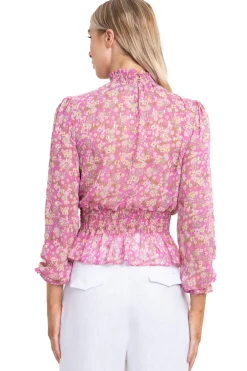Blusa estampado flores olanes