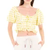 Blusa estampado gingham
