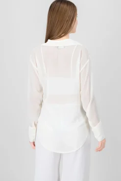 Blusa gasa manga larga con botones Hypsters