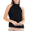 Blusa lisa cuello halter