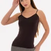 Blusa lisa tirantes ajustada