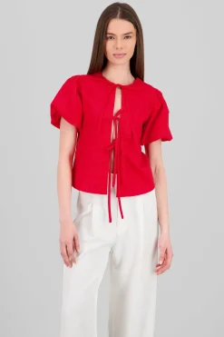 Blusa manga globo con lazos Hypsters