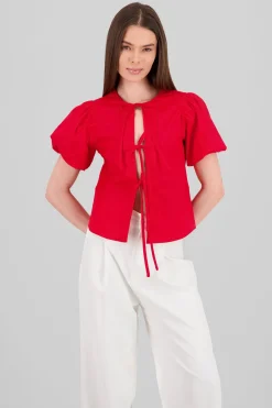 Blusa manga globo con lazos Hypsters