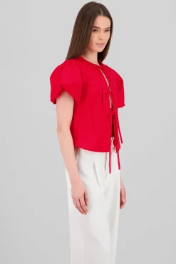 Blusa manga globo con lazos Hypsters