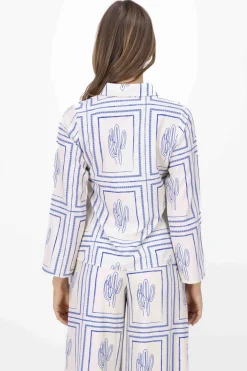 Blusa manga larga cactus