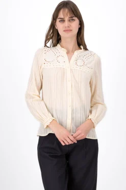 Blusa Manga Larga Detalle Encaje Hypsters