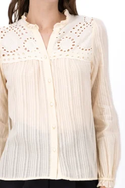 Blusa Manga Larga Detalle Encaje Hypsters