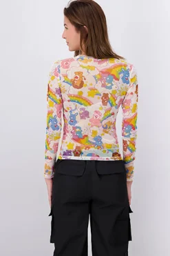 Blusa mesh ositos cariñositos rainbow