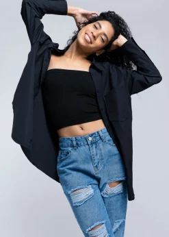 Blusa oversize elevadores