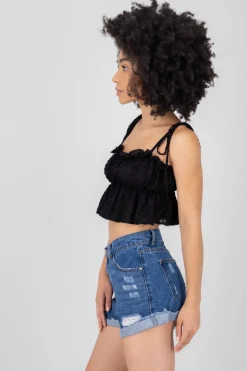 Blusa smock tirantes