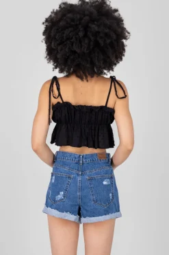 Blusa smock tirantes