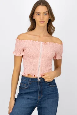 Blusa smog detalle cierre