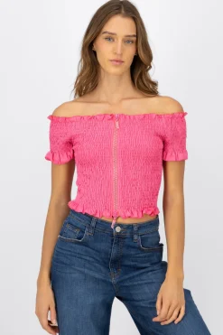 Blusa smog detalle cierre