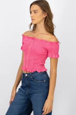 Blusa smog detalle cierre