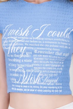 Blusa textura estampado