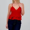 Blusa tirantes detalle olanes