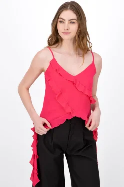 Blusa Tirantes Detalle Olanes