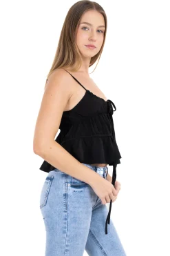 Blusa tirantes olanes cintas