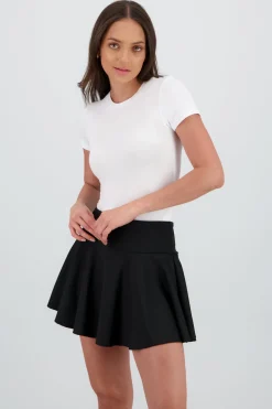 Body manga corta escote rendondo